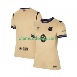 Camisola FC Barcelona Mulher Equipamento Segundo 2025-2026 Manga Curta